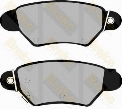 BRAKE ENGINEERING pa1175 -  Комплект тормозных колодок, дисковый тормоз